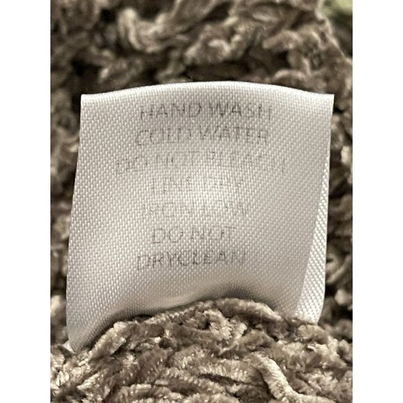 Bibi Boho Loop Knit Sweater Green Tassel Hem Fringe Cottagecore Boucle Artsy M - Picture 10 of 10